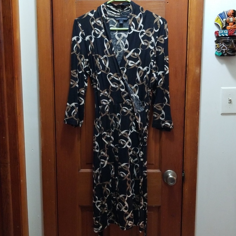 Faux wrap dress